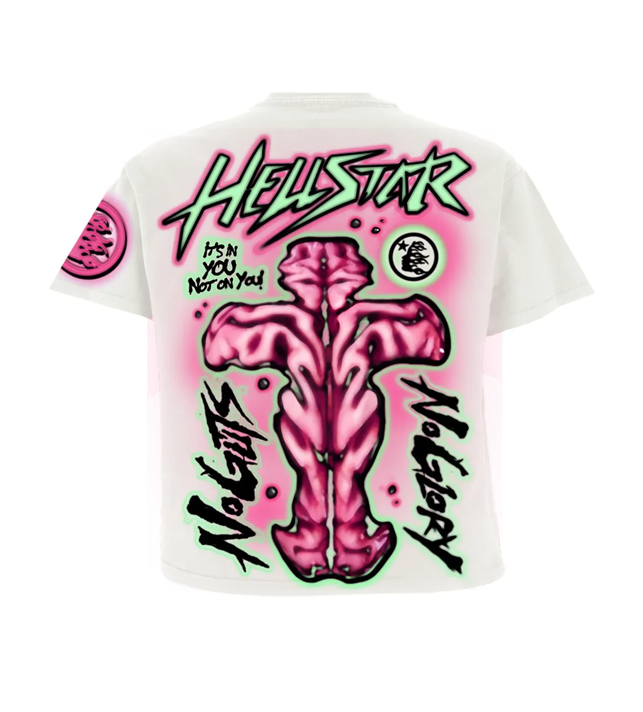 Hellstar Studios No Guts No Glory Tee Cream