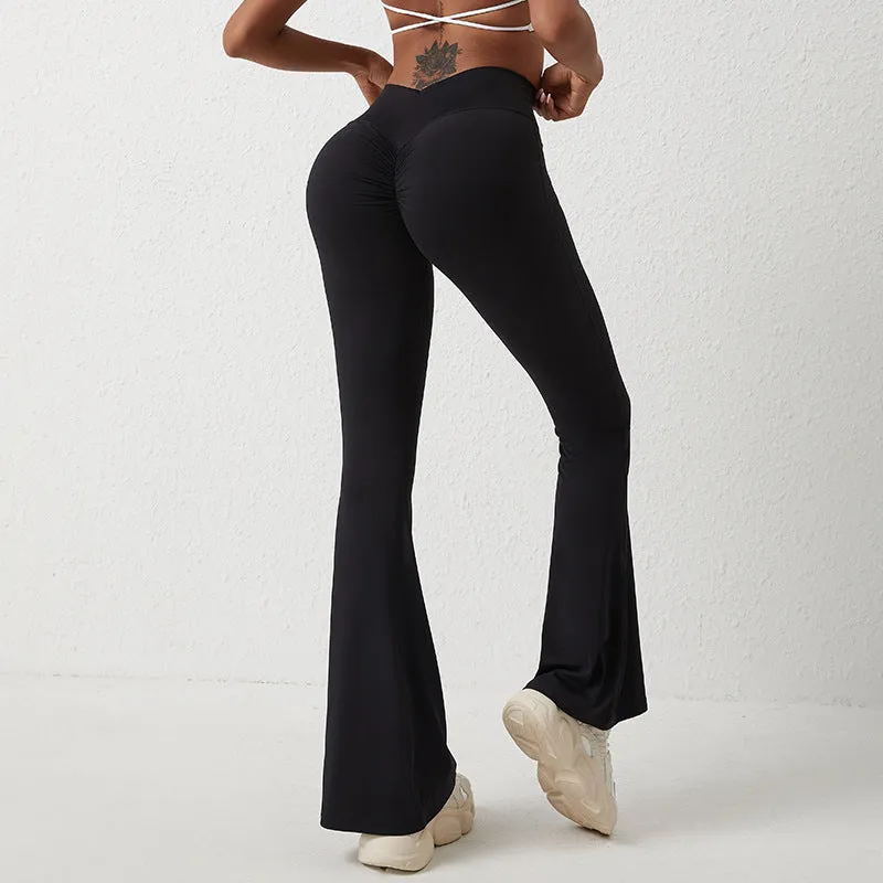 High-Waisted Hip Lifting Fitness Pants