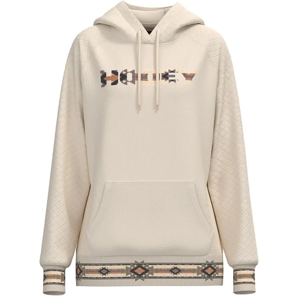 Hooey Women's Legendary Hoodie W/Quilted Pattern