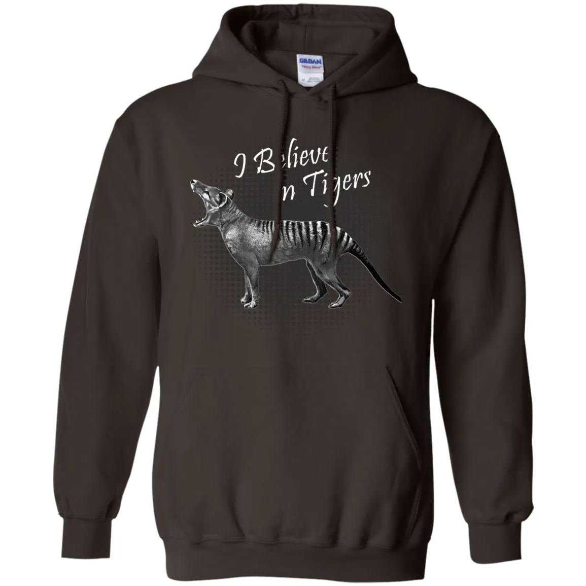 I Believe In Tigers Tasmanian Tiger Hoodies