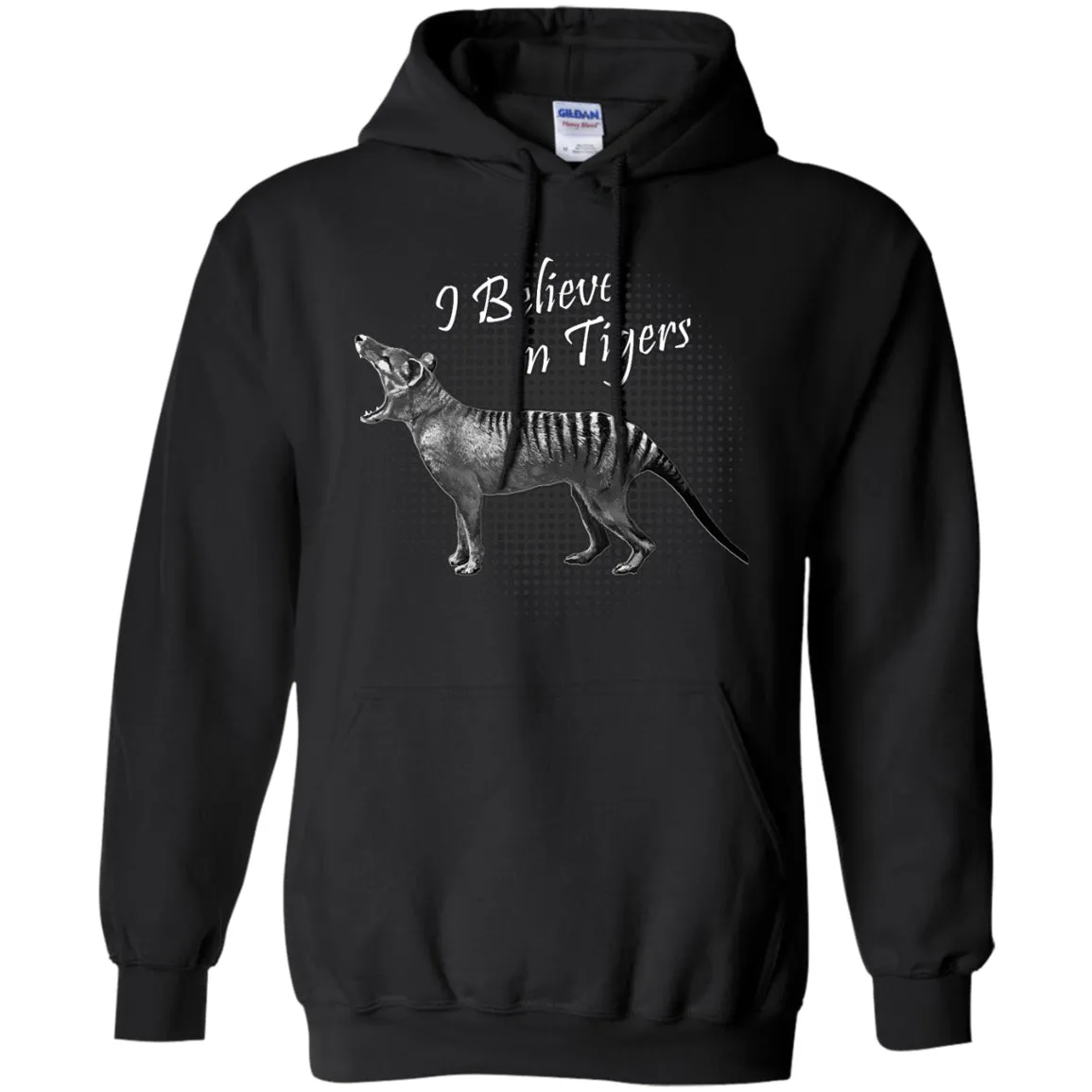 I Believe In Tigers Tasmanian Tiger Hoodies