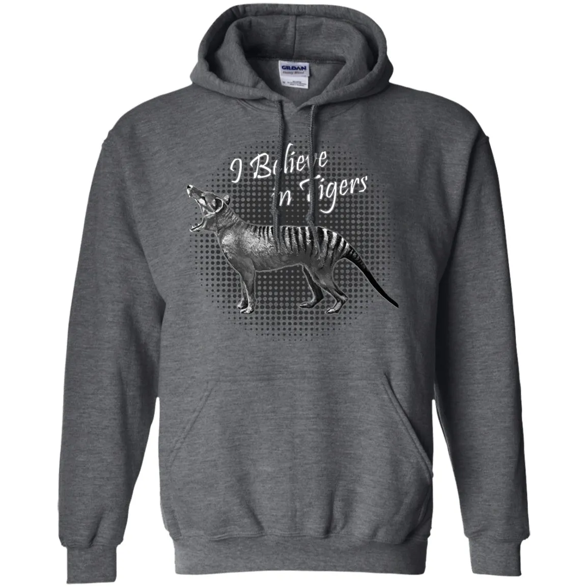 I Believe In Tigers Tasmanian Tiger Hoodies