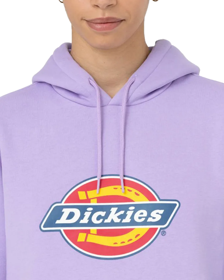 Icon Logo Hoodie in Purple Rose