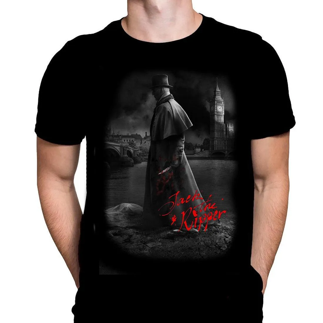 Jack The Ripper - Classic Horror Art - T-Shirt
