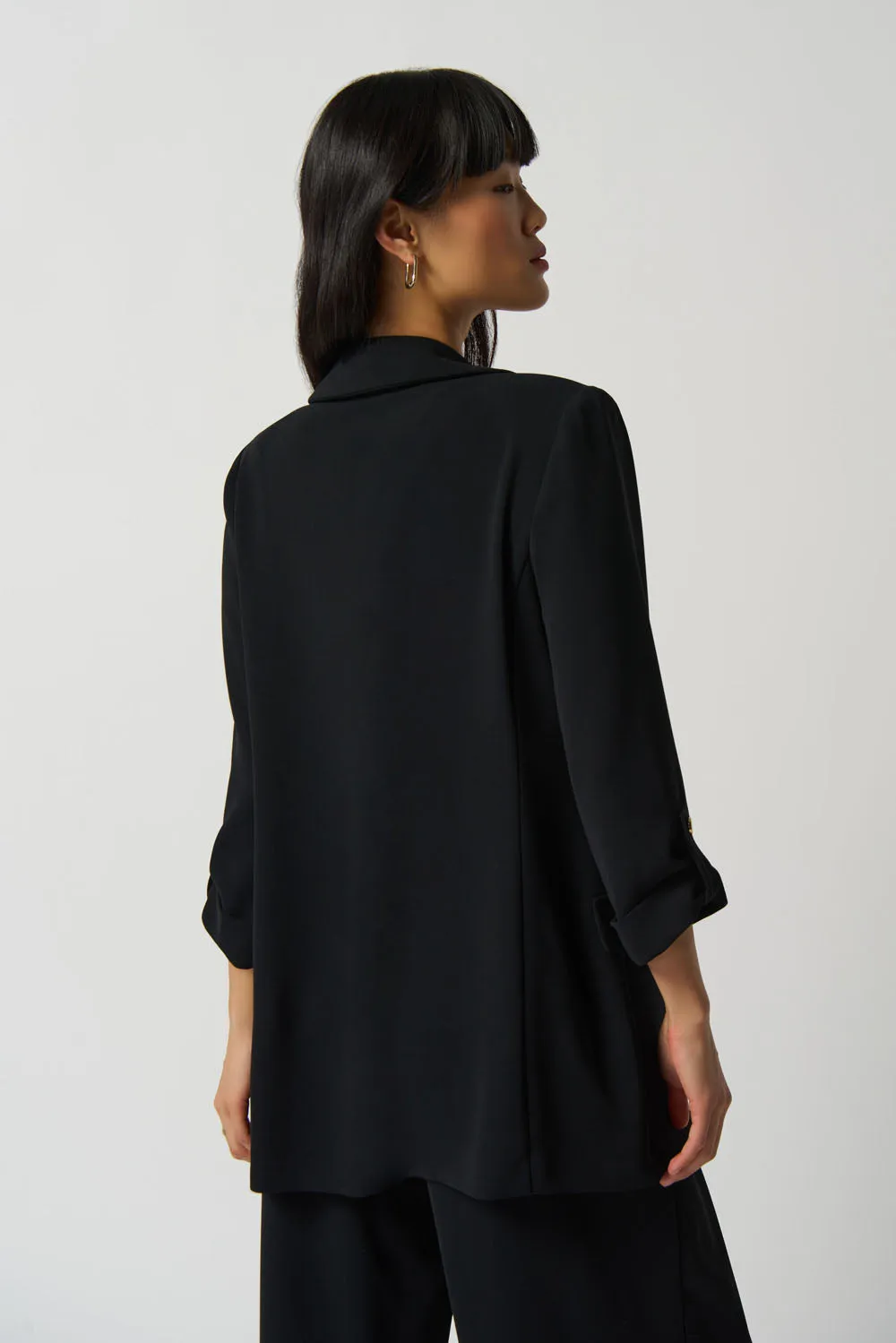 Joseph Ribkoff Black Notched Collar Blazer Style 233038