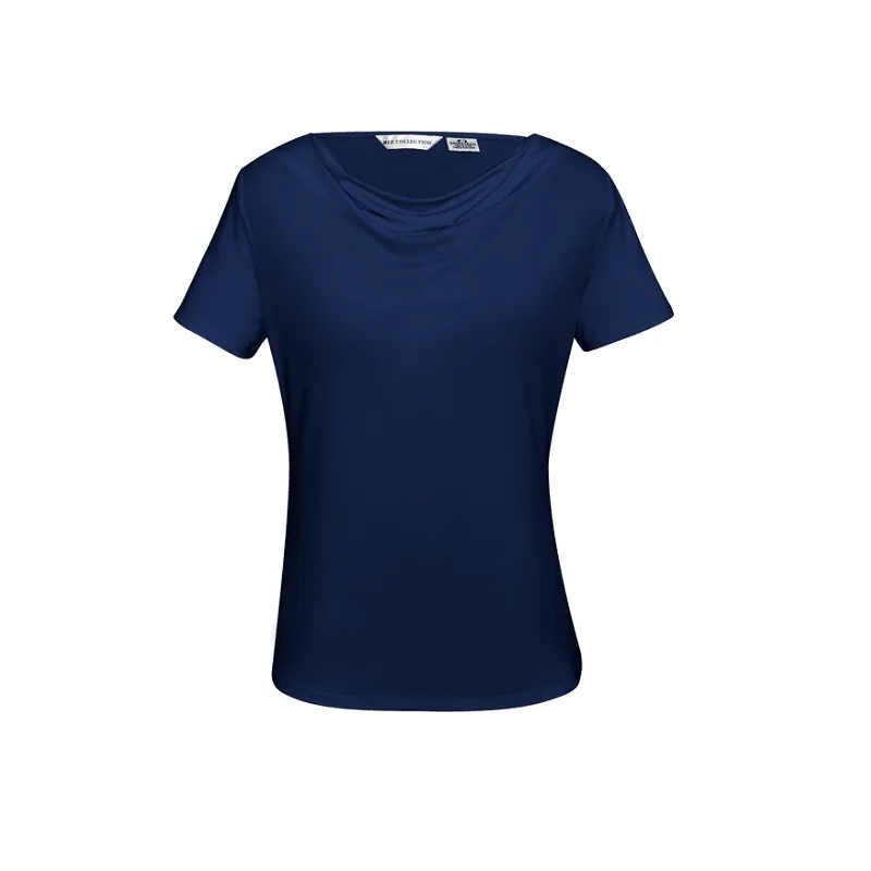 K625LS Ladies Ava Drape Knit Top
