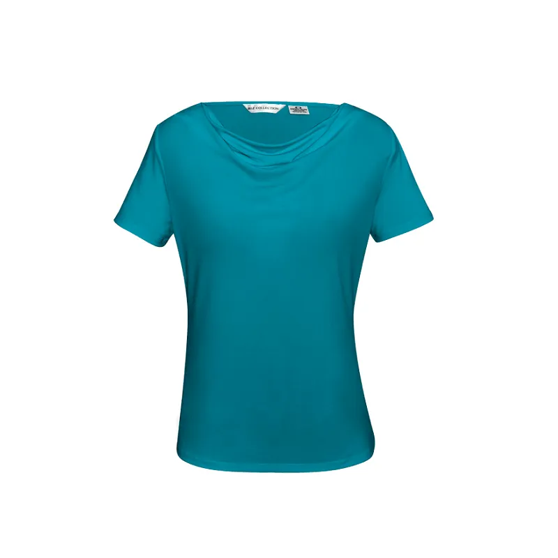 K625LS Ladies Ava Drape Knit Top