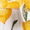 Lemon-Print Ruffle Dress