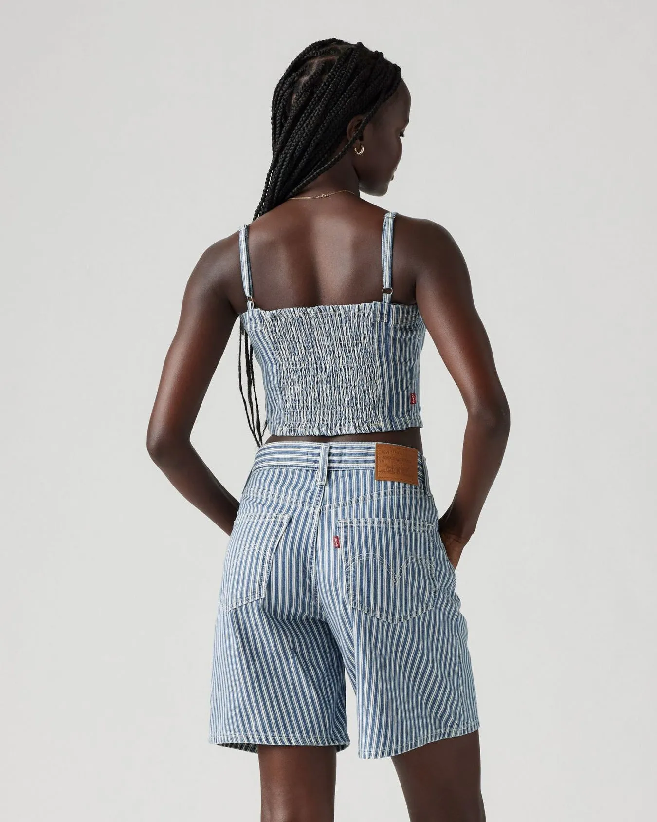 Levi's® Womens Jadine Cami Tank Top - Mischa Stripe Denim
