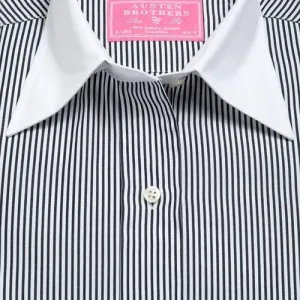 Made 2 Order - Black Eagle Stripe Poplin