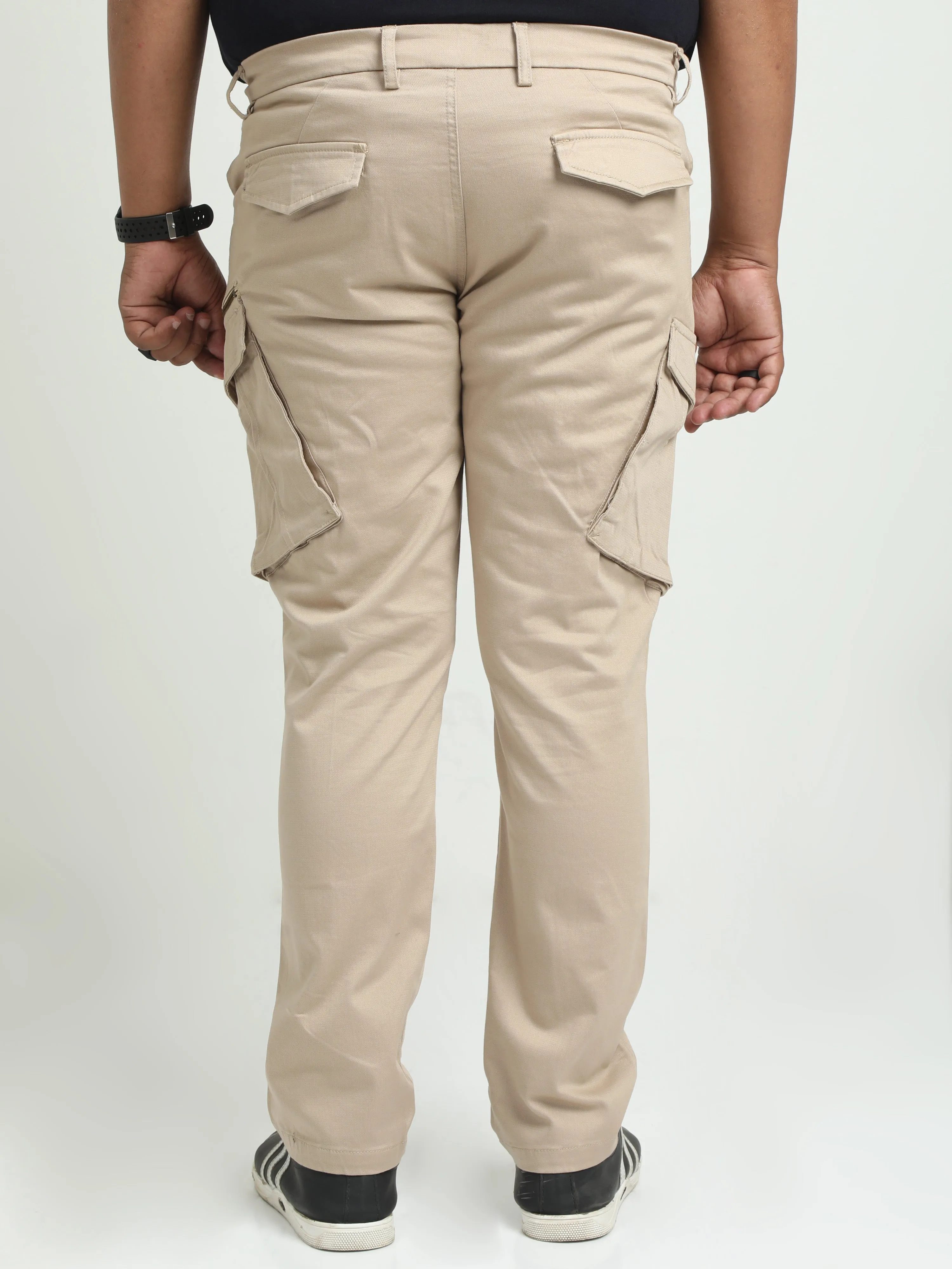 Men Plus Vintage Utility Cargo-Khaki