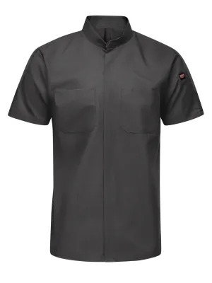 Men's Short Sleeve Two Tone Pro  Work Shirt with OilBlok and MIMIX™ - SX46 - Charcoal