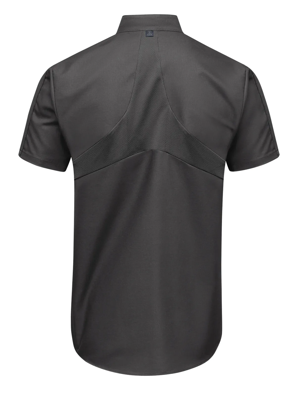 Men's Short Sleeve Two Tone Pro  Work Shirt with OilBlok and MIMIX™ - SX46 - Charcoal