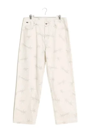 MISFIT PUBLIC HOUSES BARB DENIM PANT - WASHED WHITE