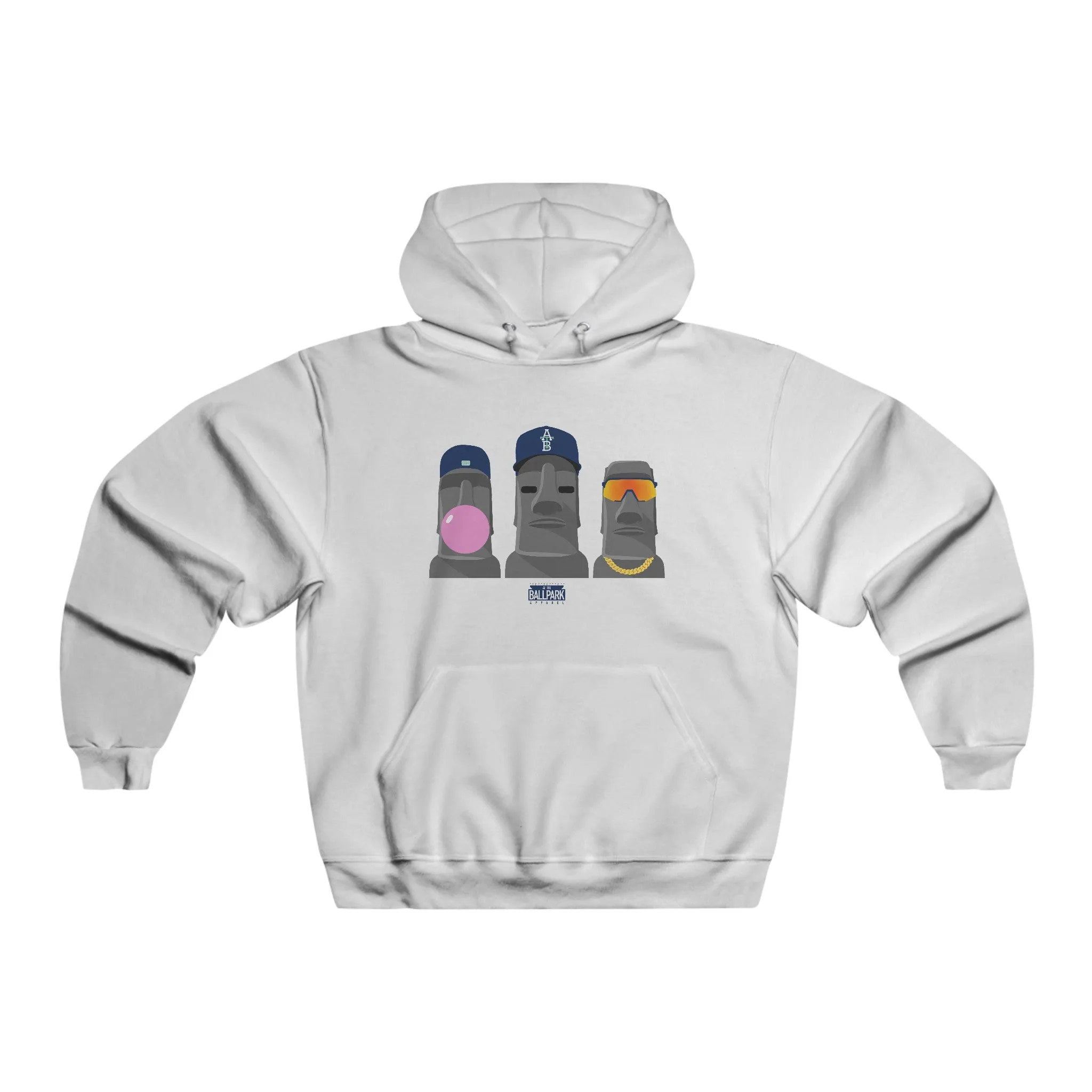 Mo'ai Mashers Hoodie | At The Ballpark Apparel