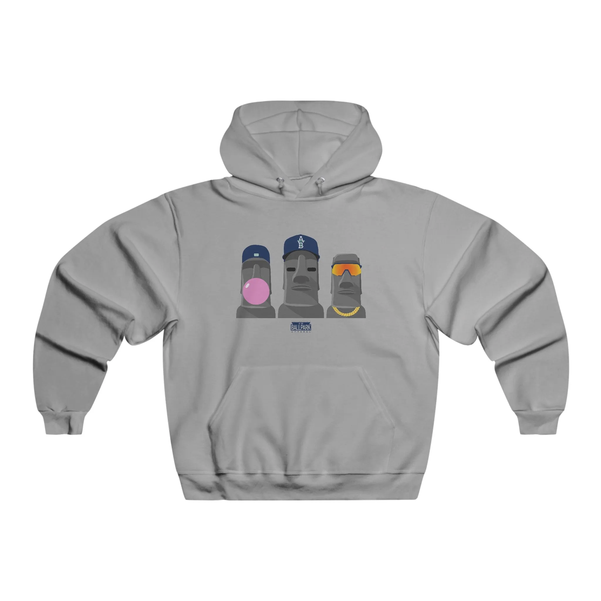 Mo'ai Mashers Hoodie | At The Ballpark Apparel