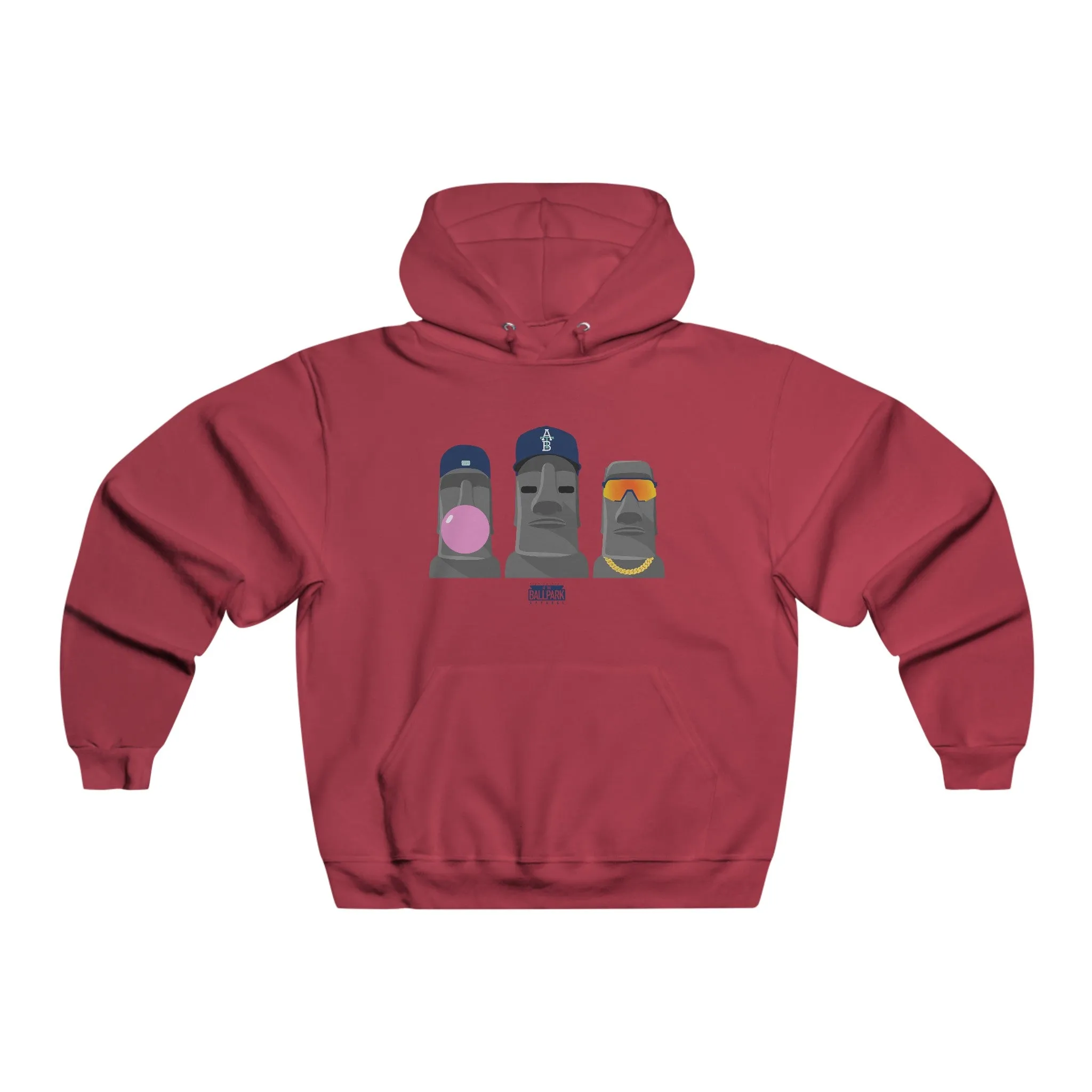 Mo'ai Mashers Hoodie | At The Ballpark Apparel