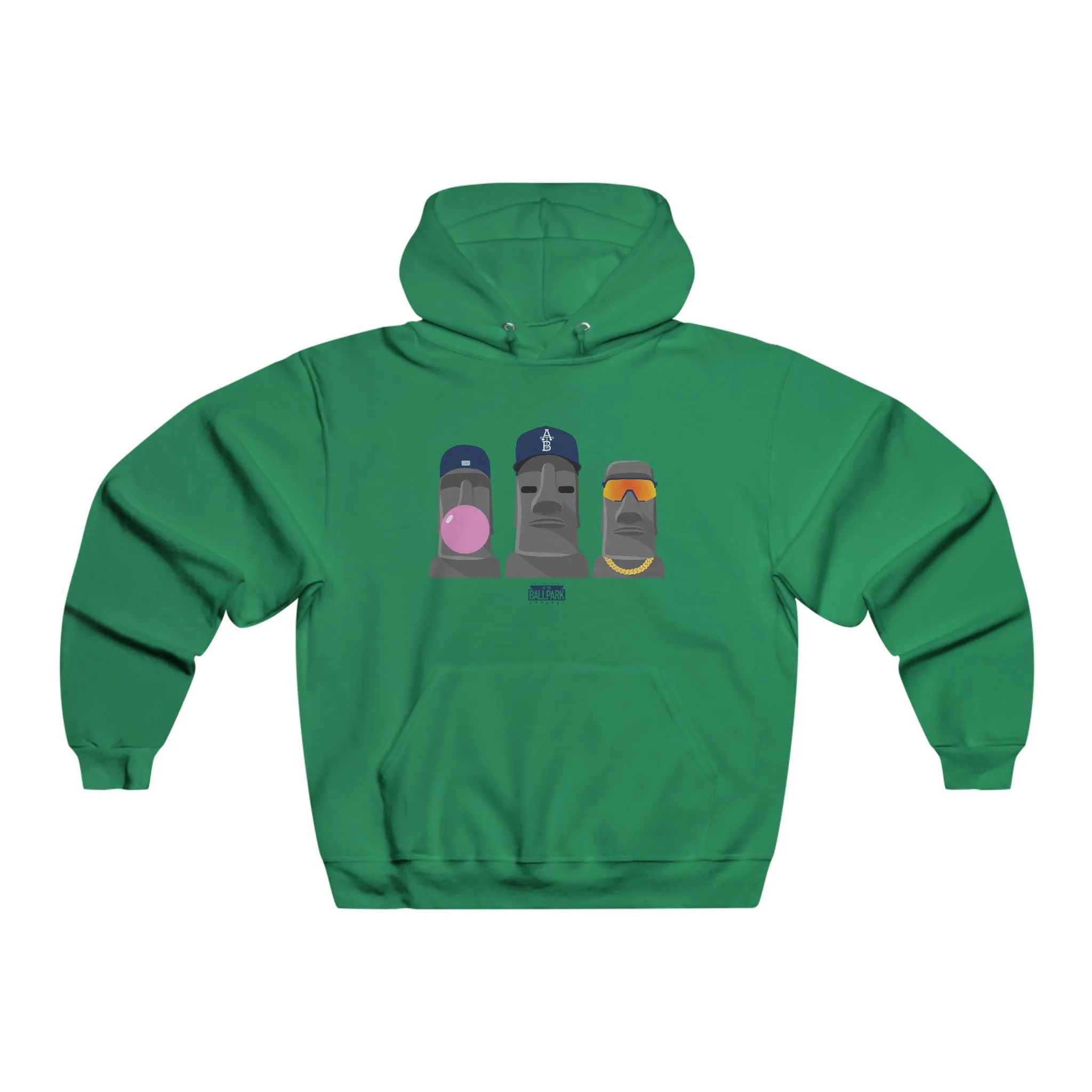 Mo'ai Mashers Hoodie | At The Ballpark Apparel