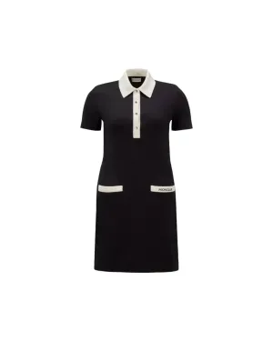 MONCLER POLO DRESS DARK BLUE