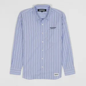 Neighborhood Embroidered Striped Long Sleeve Classic Shirt