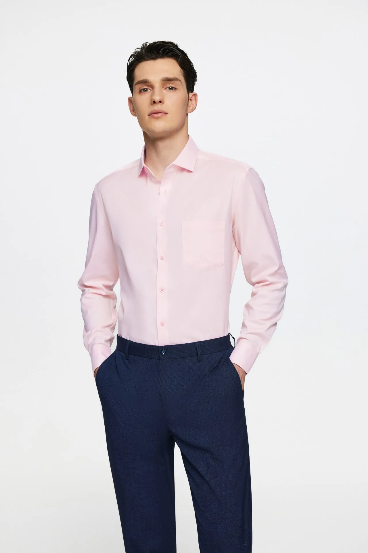 Non Iron Cotton Stretch Shirt