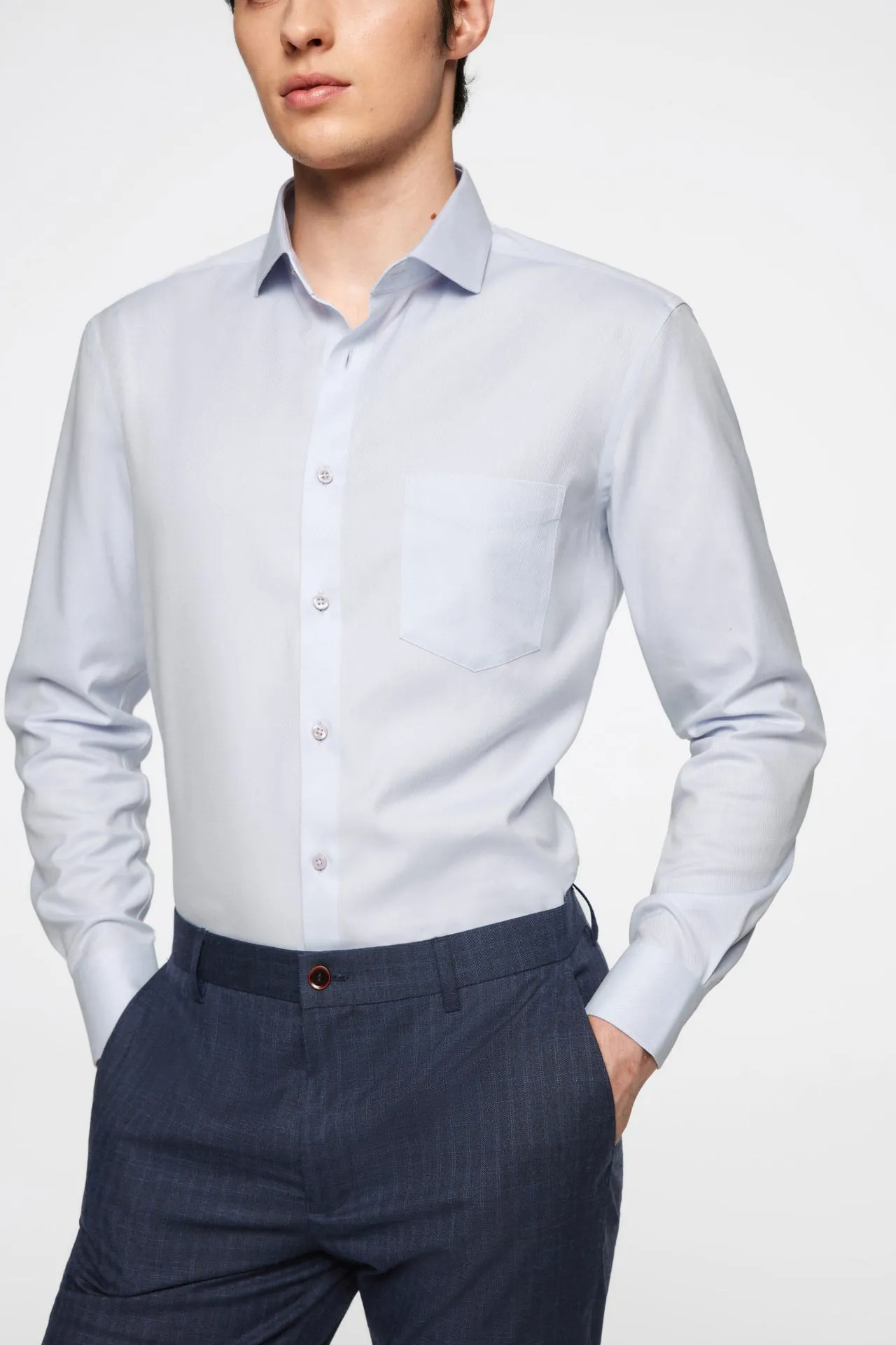 Non Iron Cotton Stretch Shirt