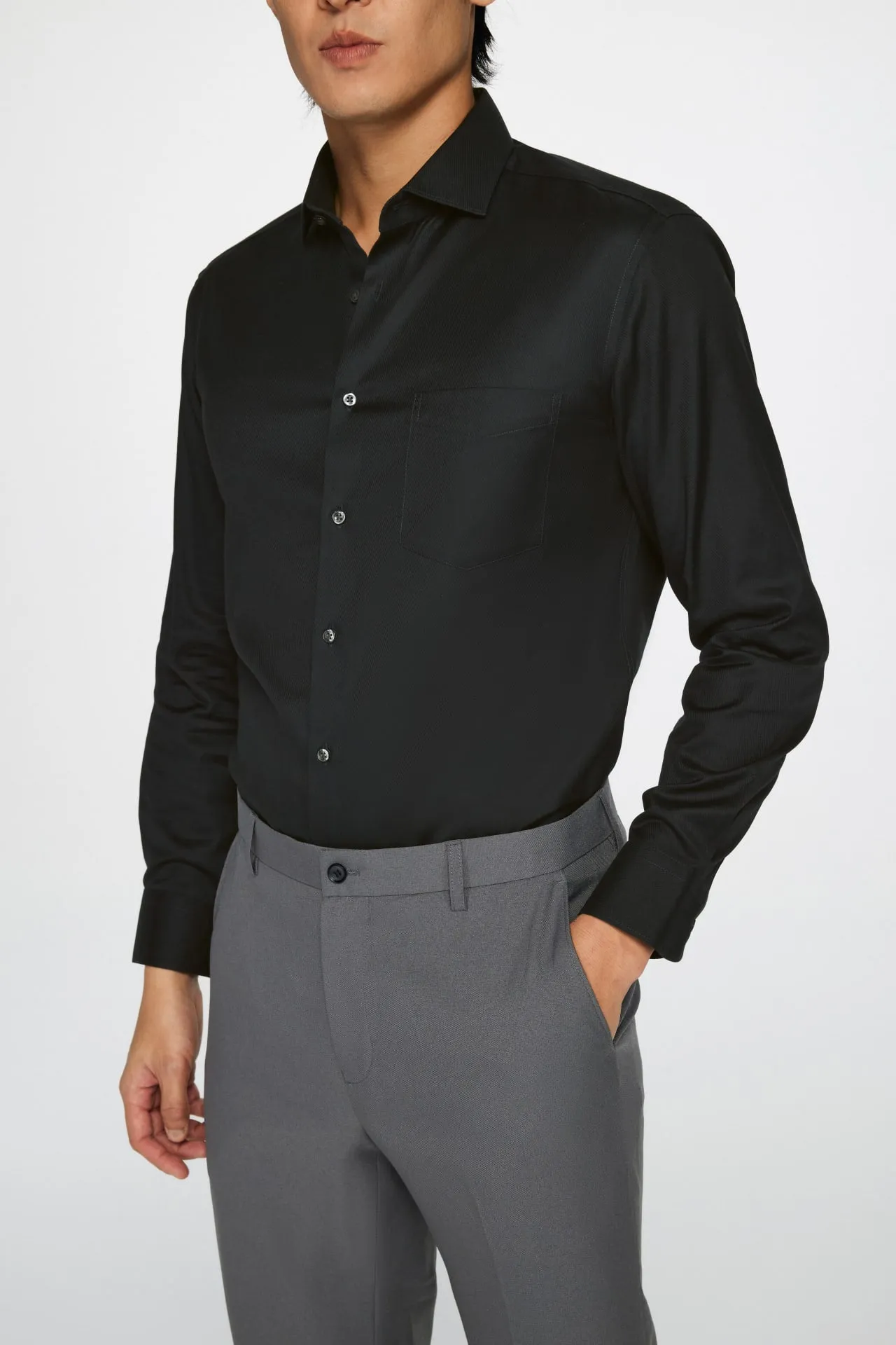 Non Iron Cotton Stretch Shirt