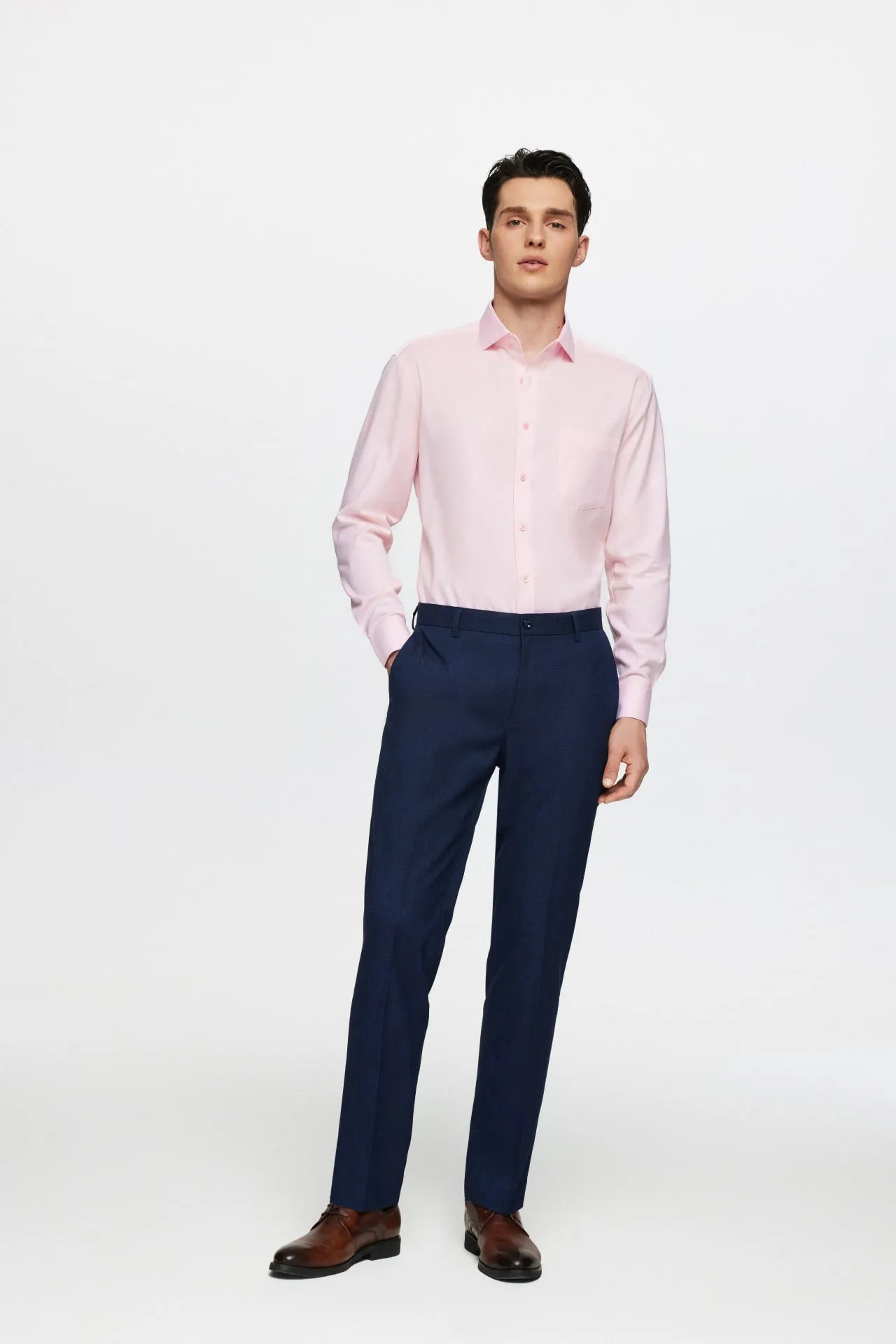 Non Iron Cotton Stretch Shirt