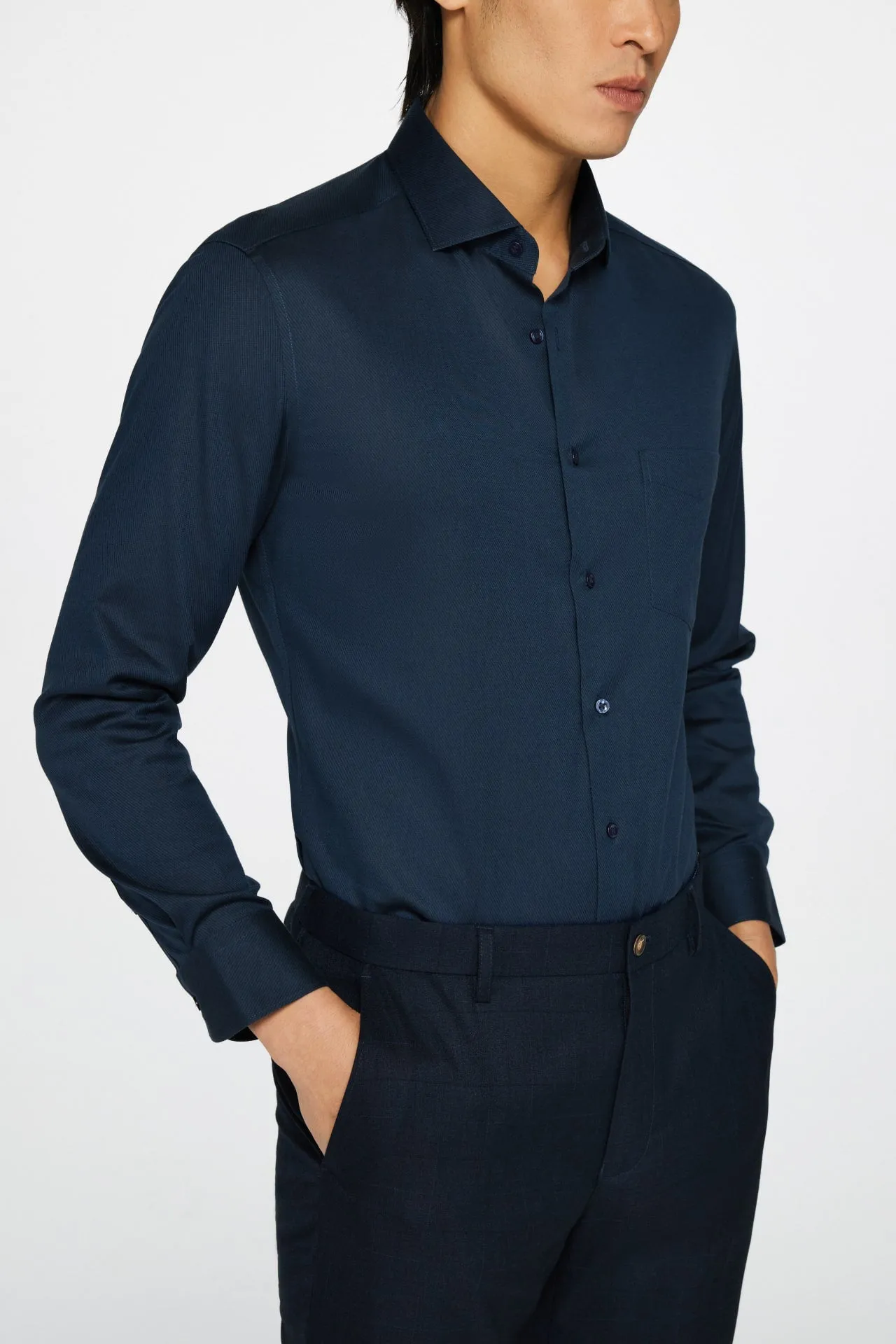 Non Iron Cotton Stretch Shirt