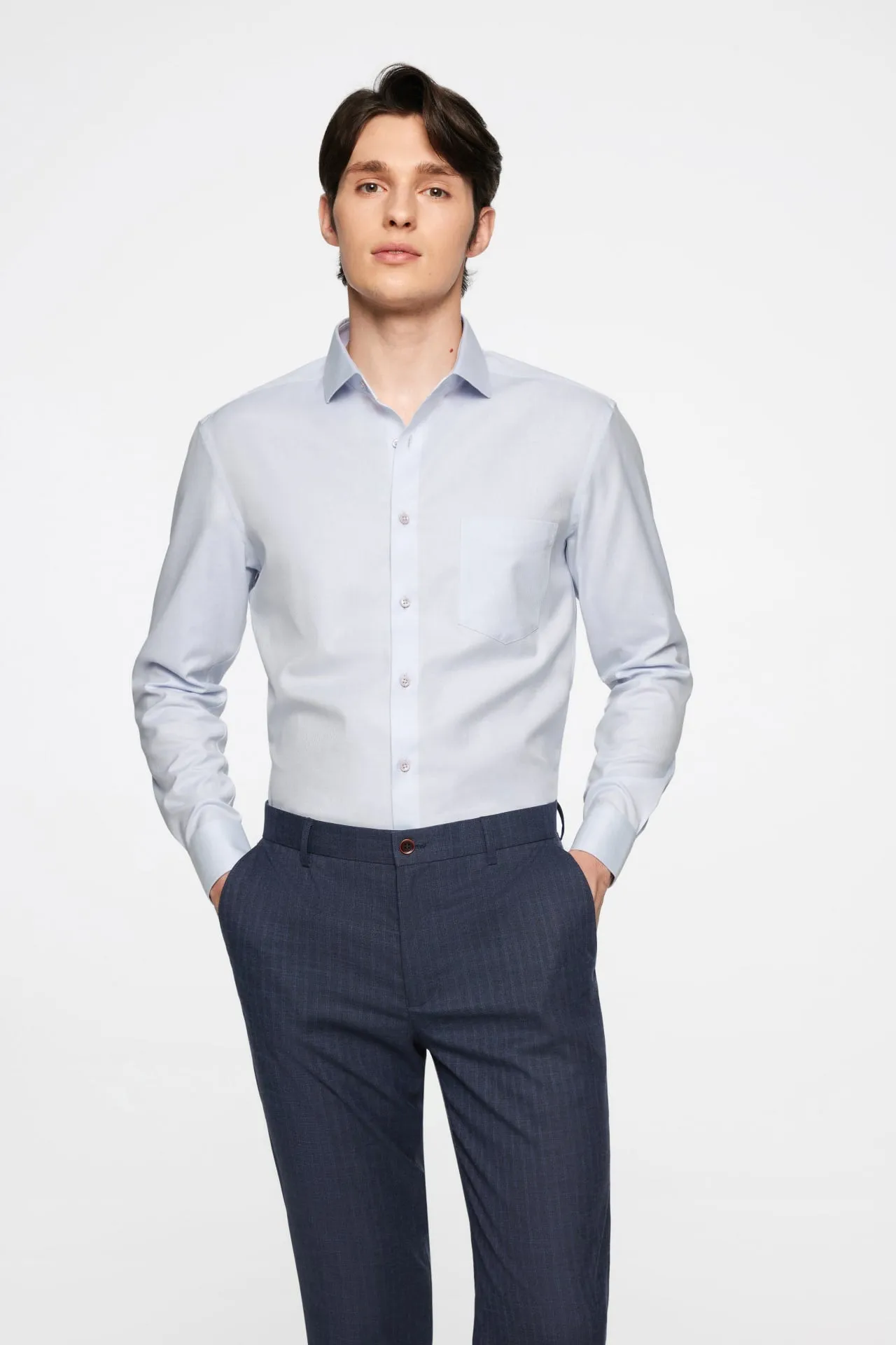 Non Iron Cotton Stretch Shirt