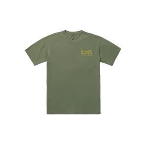 Patch Logo Short Sleeve Tee - Dark Olive