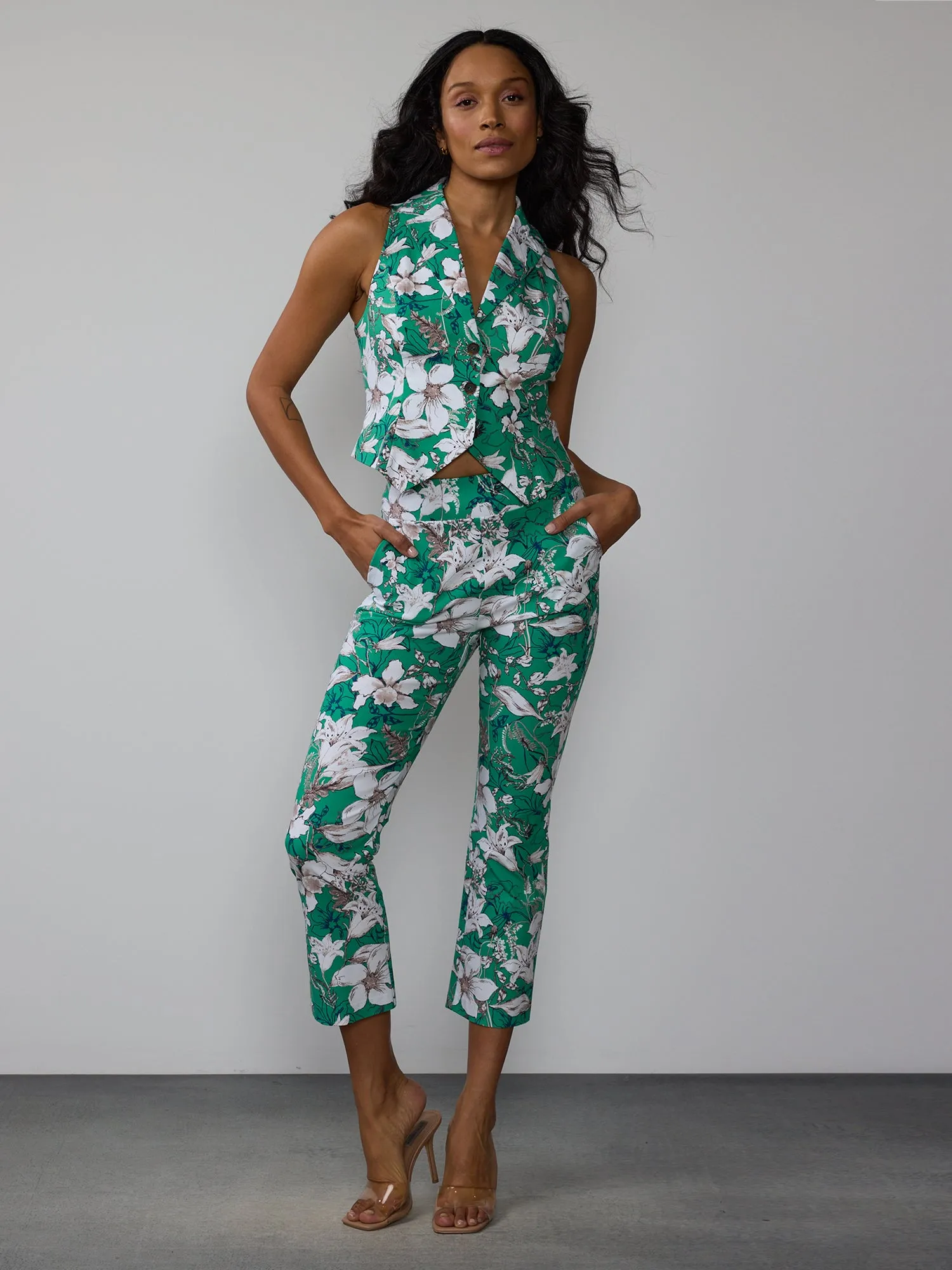Petite Whitney Bengaline Pull-On Slim Pant