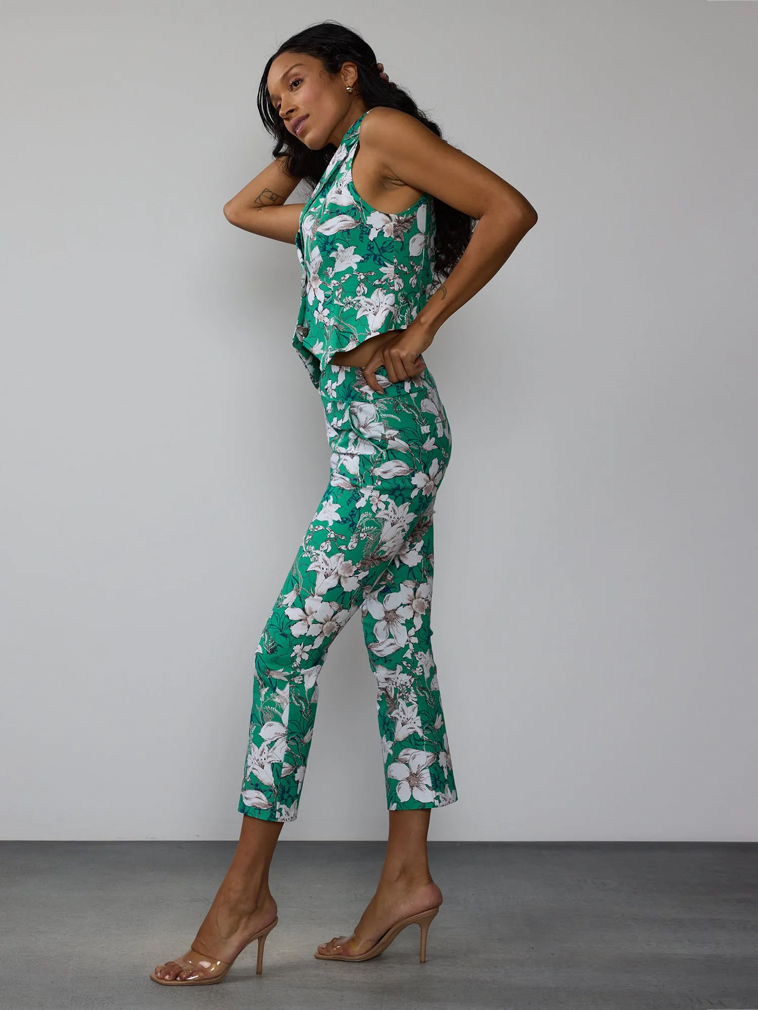 Petite Whitney Bengaline Pull-On Slim Pant