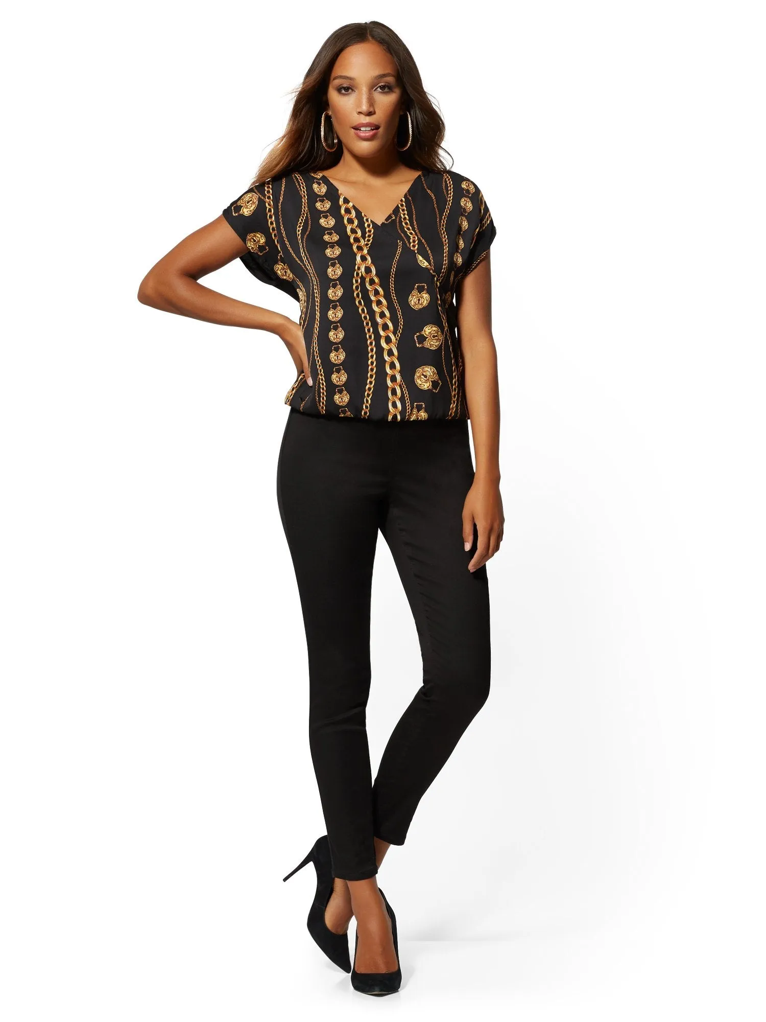 Pull-On Legging - Black