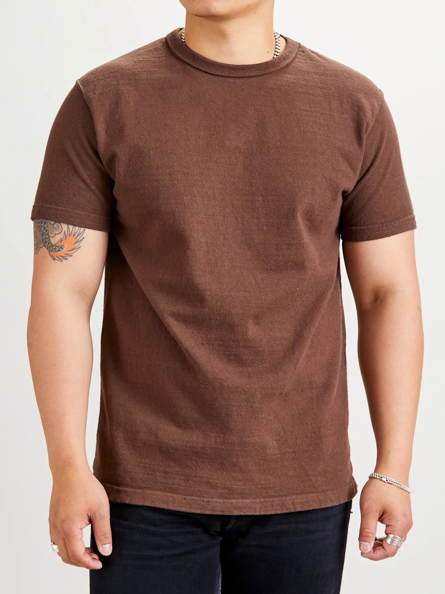 "Samurai Cotton Project" T-Shirt in Kuri Dark