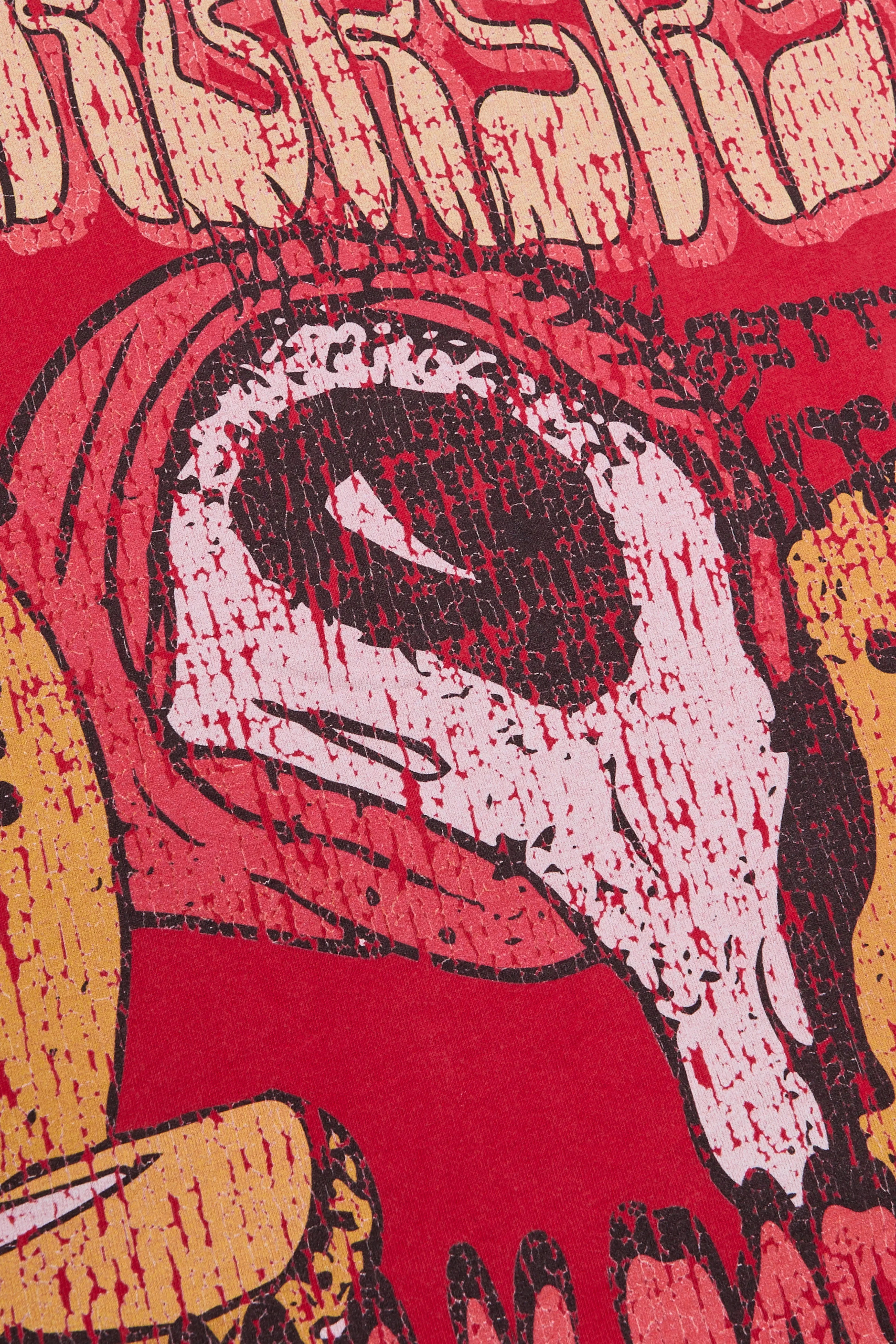 "V PARADISE" VINTAGE RED TEE
