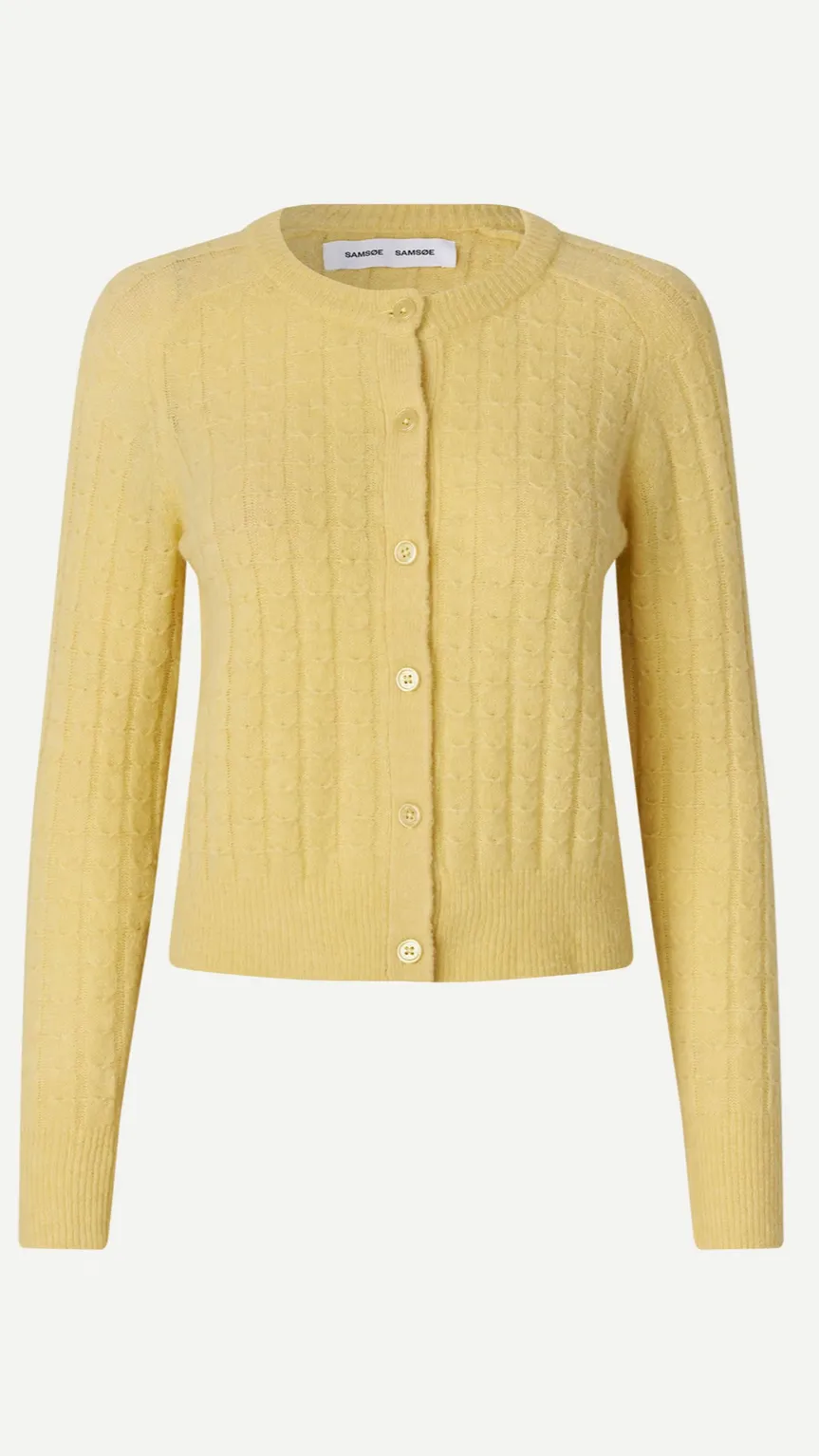 Sabarbara Cardigan - Dusty Yellow