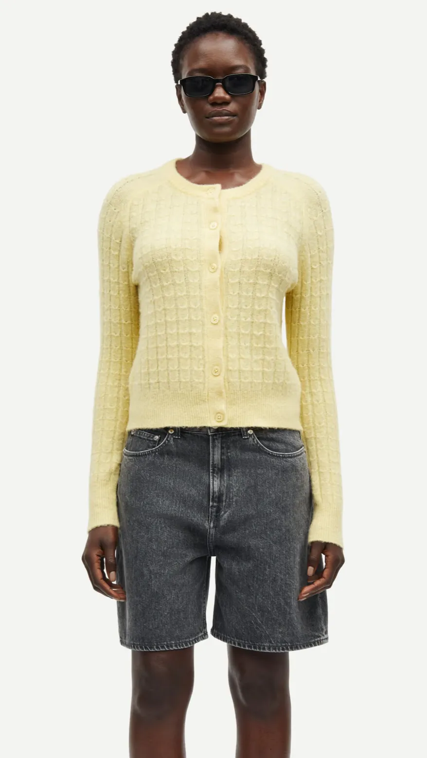 Sabarbara Cardigan - Dusty Yellow