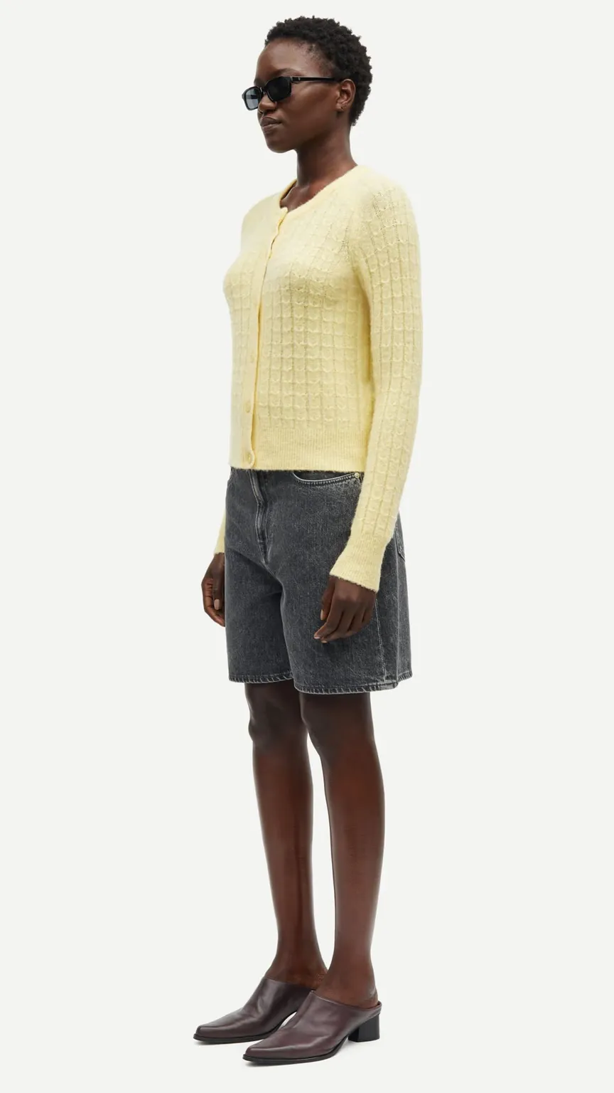 Sabarbara Cardigan - Dusty Yellow