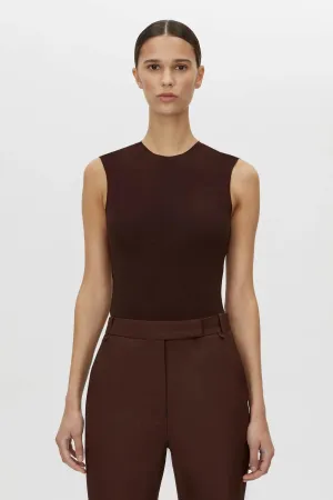 Saint Sleeveless Bodysuit Almandine Pre-Order