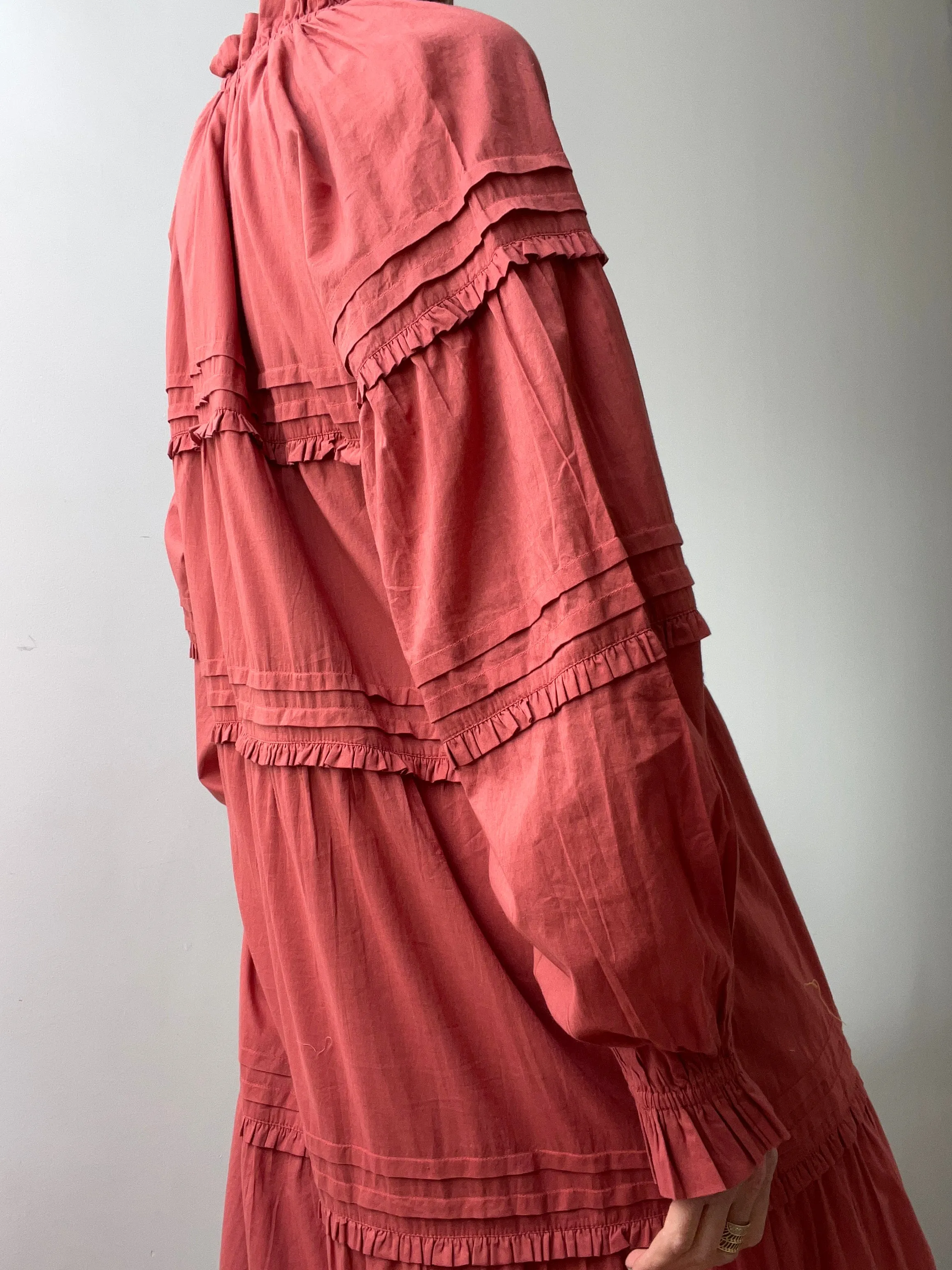 Skall Studio Aster Dress Terracotta