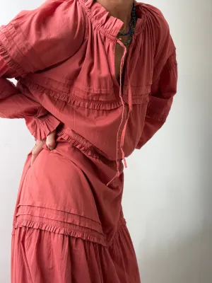 Skall Studio Aster Dress Terracotta