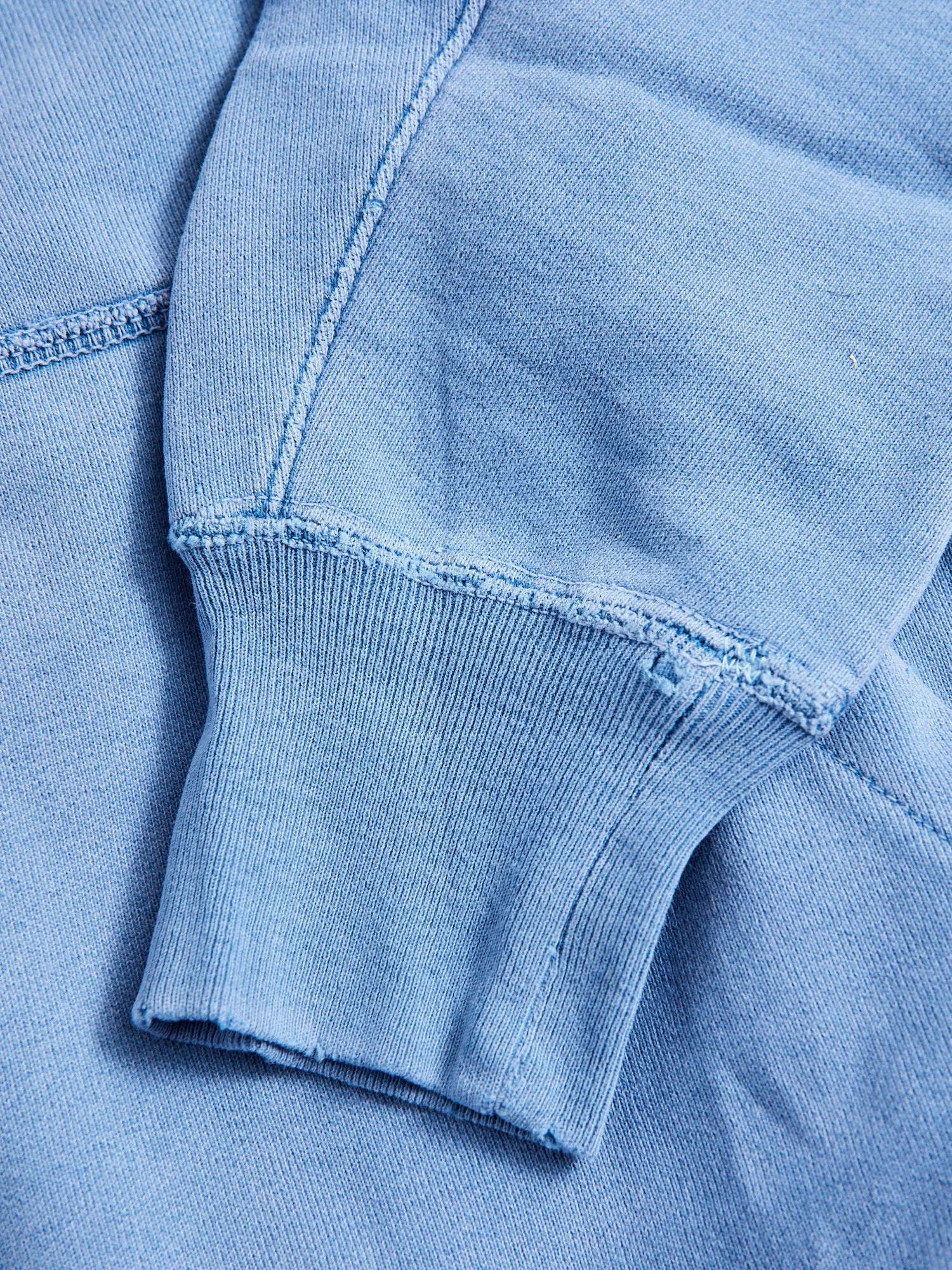 Special Finish Pullover Hoodie in Blue
