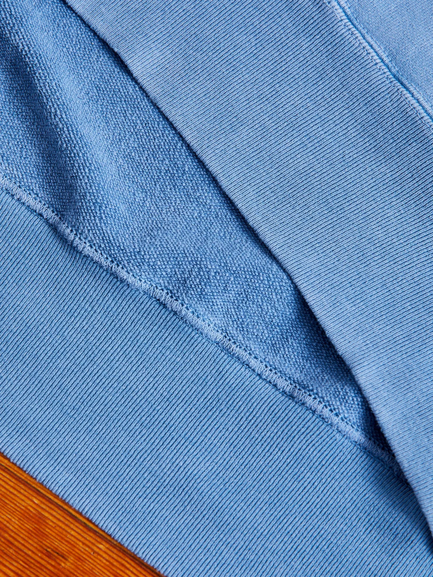 Special Finish Pullover Hoodie in Blue