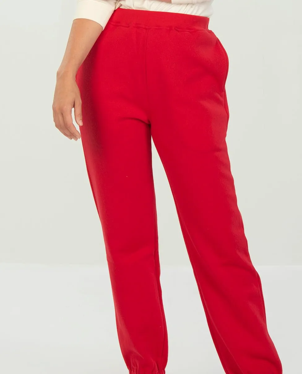 Speculation Missy Elastic Leg Fleece Pant