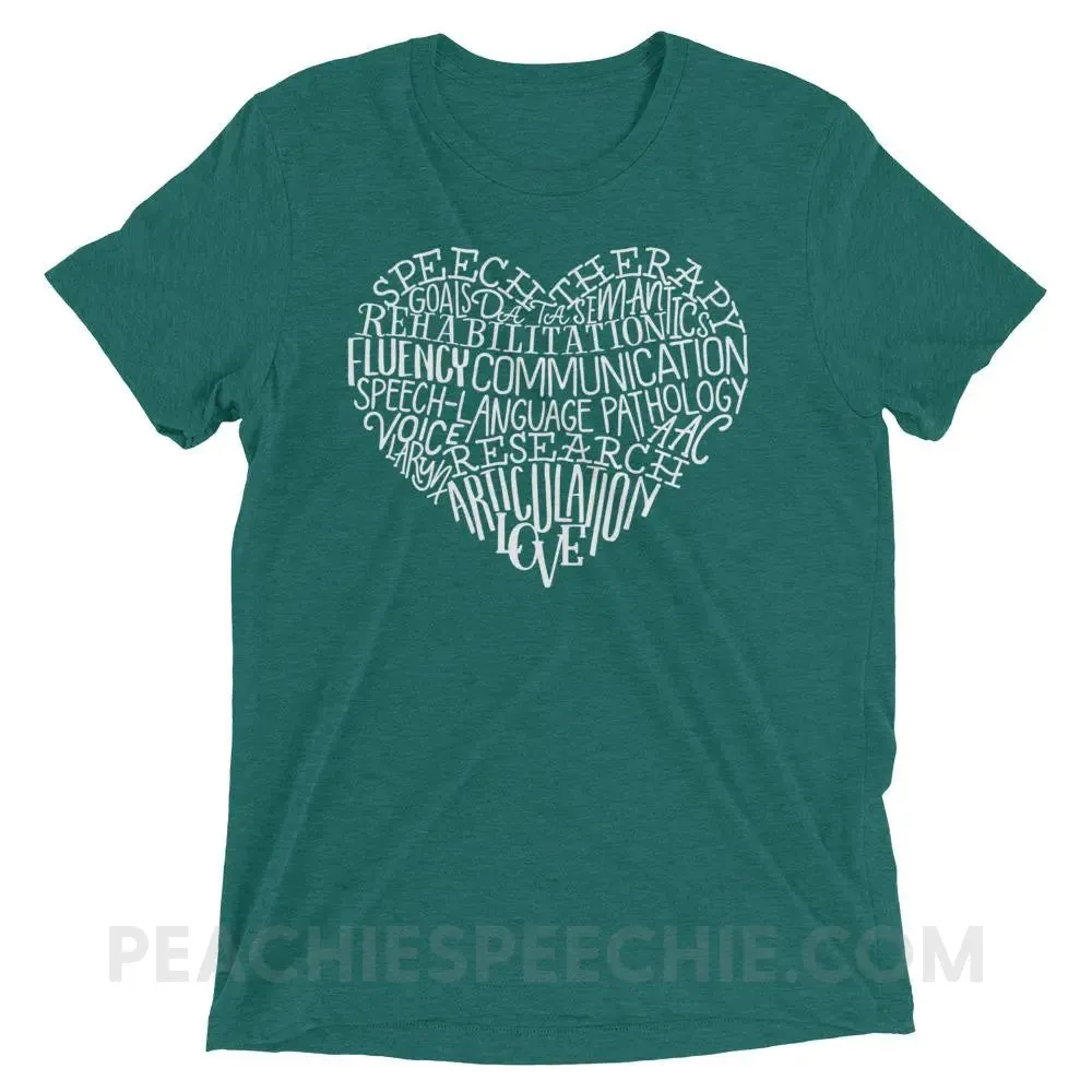 Speech Heart Tri-Blend Tee