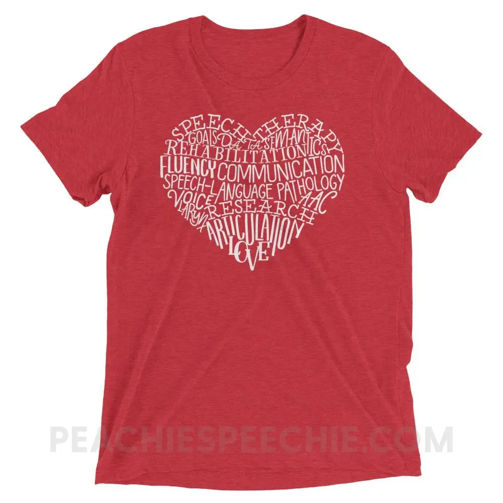 Speech Heart Tri-Blend Tee