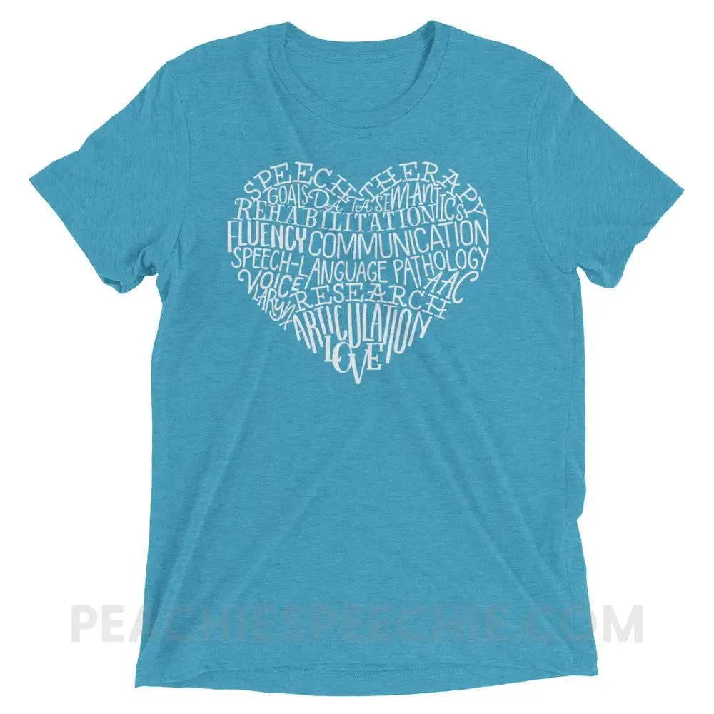 Speech Heart Tri-Blend Tee