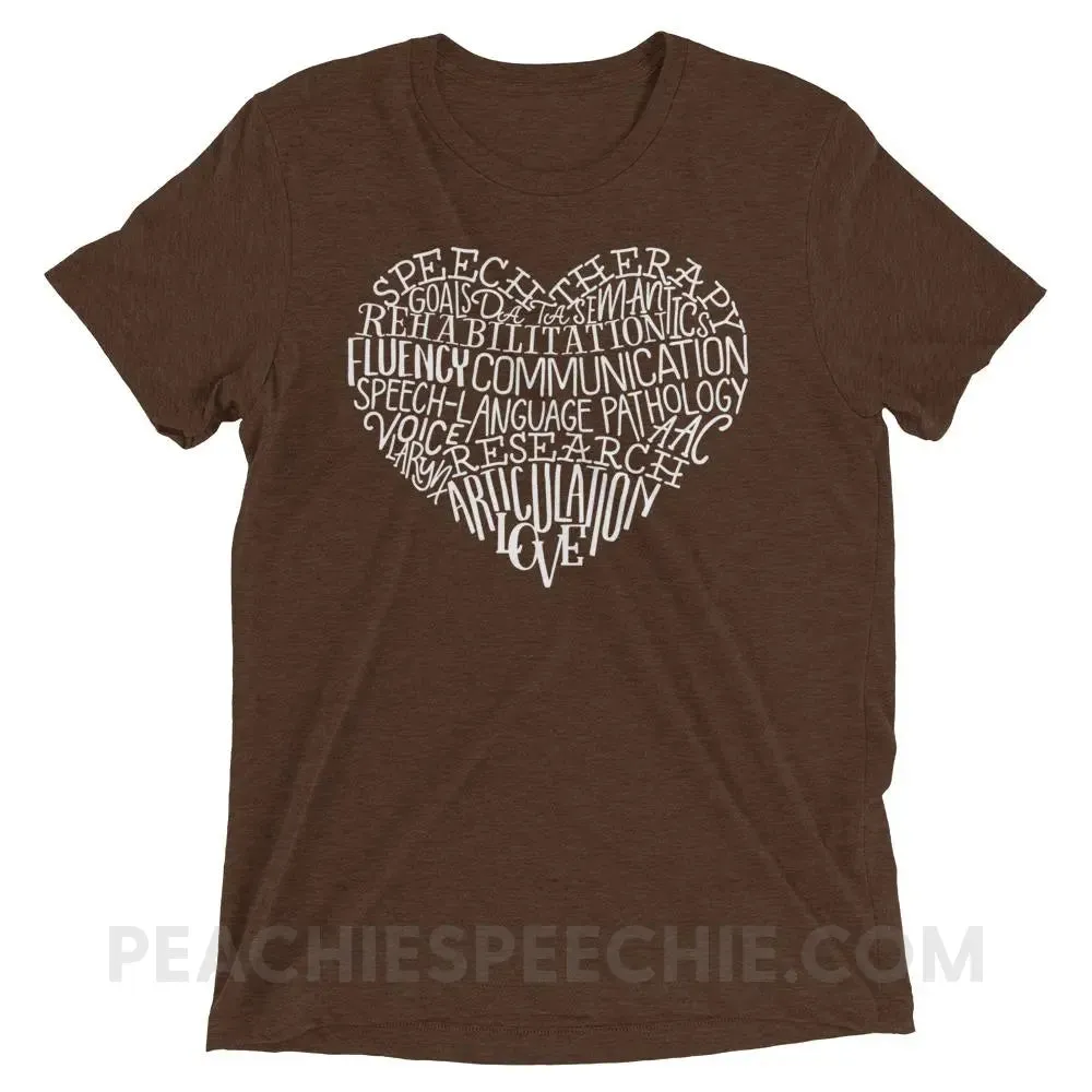 Speech Heart Tri-Blend Tee