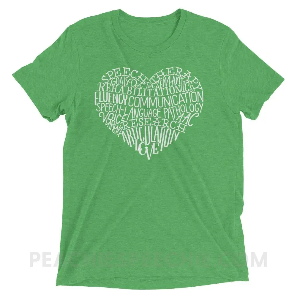 Speech Heart Tri-Blend Tee